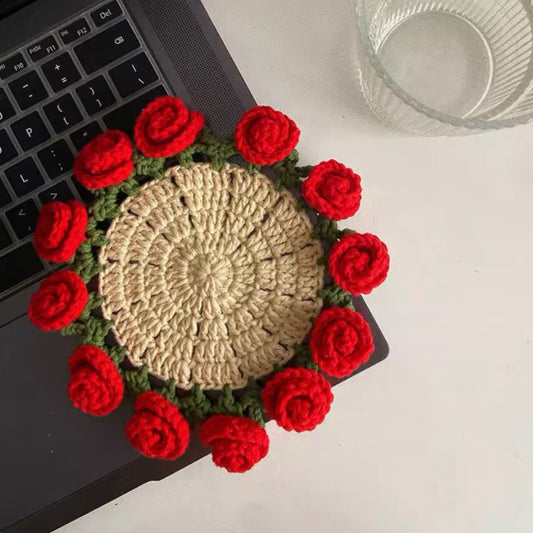 Grandmas flower coaster